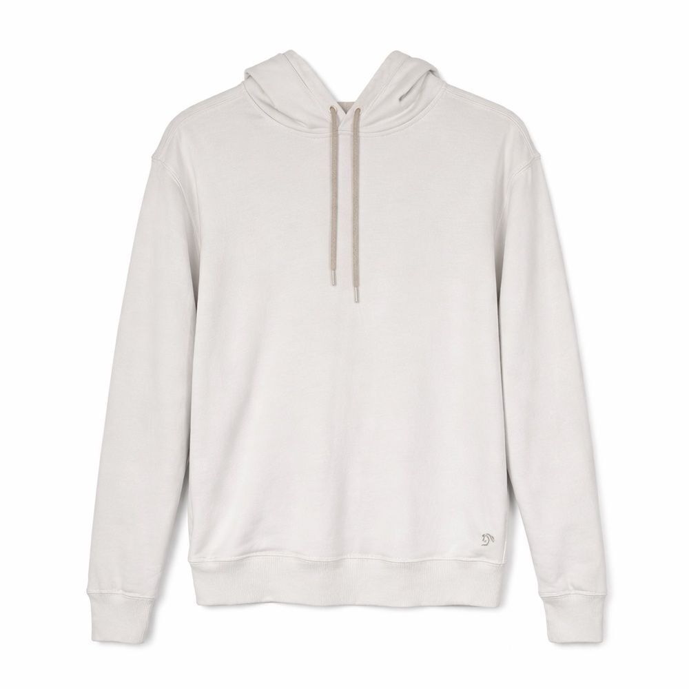 Allbirds R&R Hoodie Natural White Prima Organic Cotton Women Size L - Picture 2 of 8
